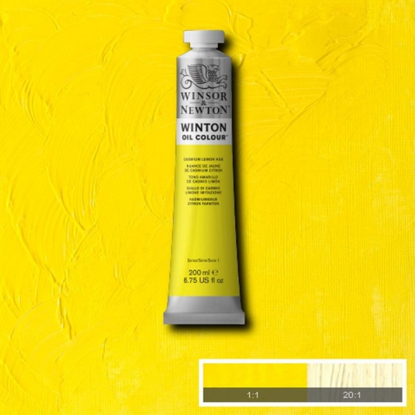 Tubo Olio Winton 200 ml Giallo Cadmio Limone 87