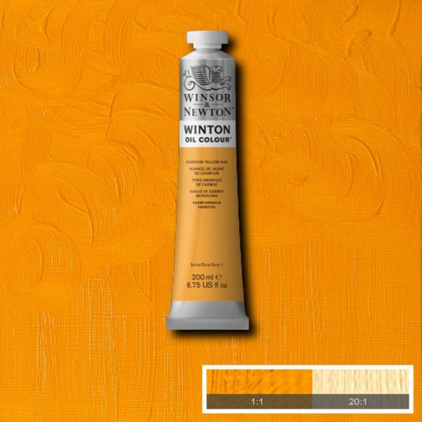 Tubo Olio Winton 200 ml Giallo Cadmio 109