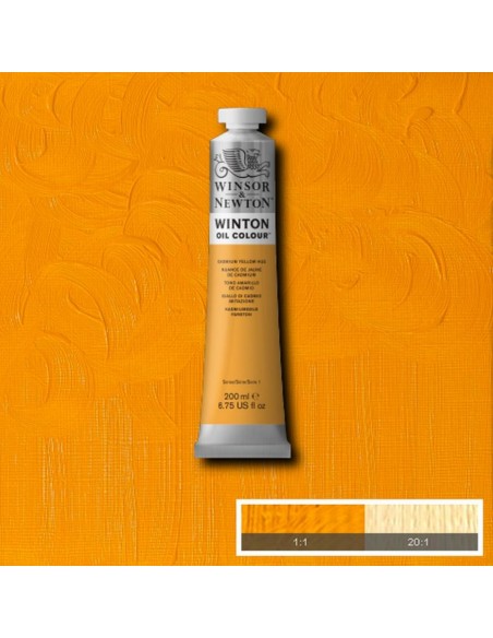 Tubo Olio Winton 200 ml Giallo Cadmio 109
