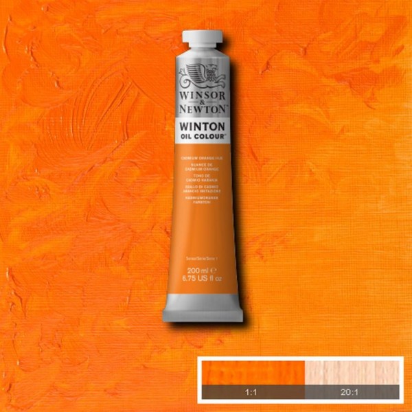 Tubo Olio Winton 200 ml Arancione cadmio 90