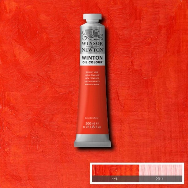 Tubo Olio Winton 200 ml Lago Scarlatto 603