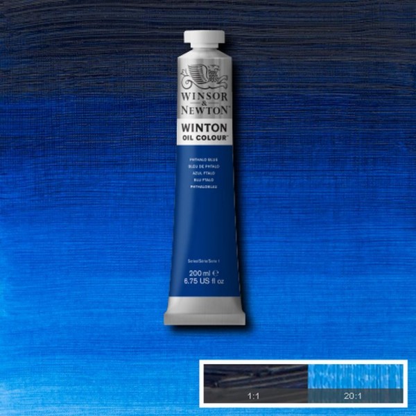 Tubo Olio Winton 200 ml Blu Ftalo 516