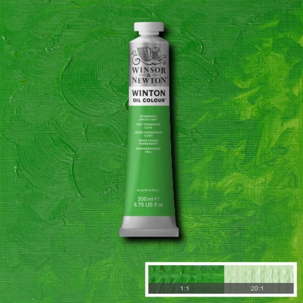 Tubo Olio Winton 200 ml Verde Chiaro Permanente 483
