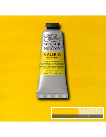 Tubetto Acrilico Galeria 60 ml Giallo Cadmio Medio 120