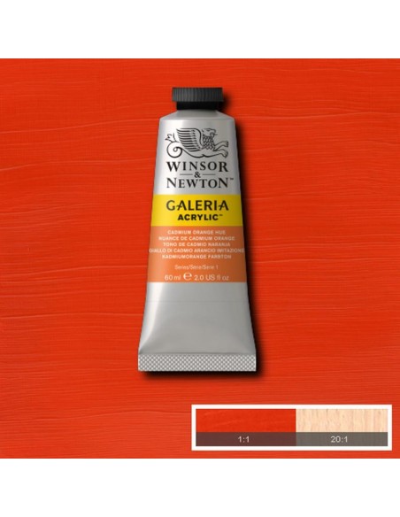 Tubetto Acrilico Galeria 60 ml Arancio Cadmio 90