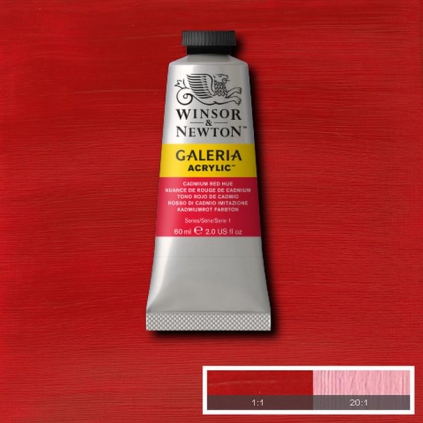 Tubetto Acrilico Galeria 60 ml Rosso Cadmio 95
