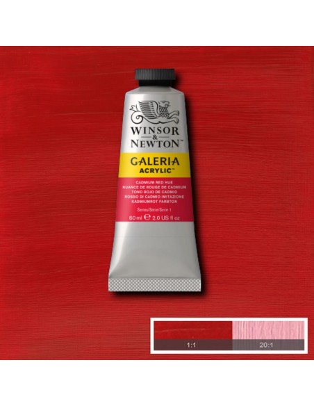 Tubetto Acrilico Galeria 60 ml Rosso Cadmio 95