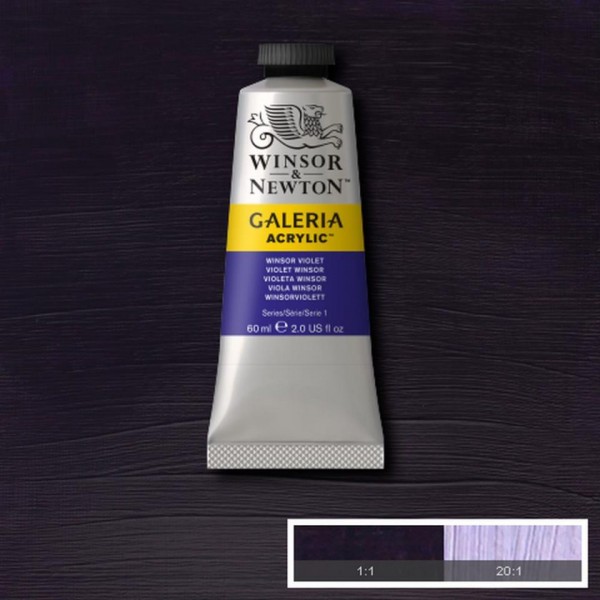 Tuebtto Acrilico Galeria 60 ml Viola Winsor 728