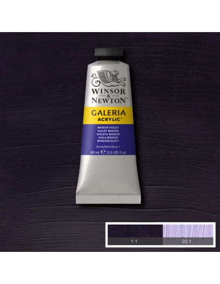 Tuebtto Acrilico Galeria 60 ml Viola Winsor 728