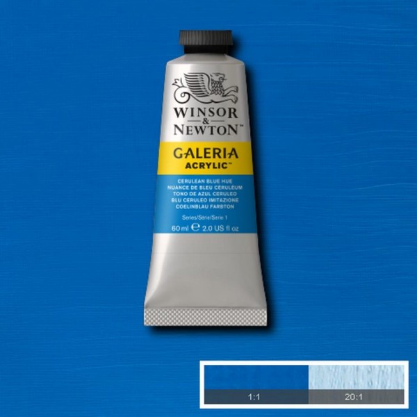 Tubetto Acrilico Galeria 60 ml Blu Ceruleo 138