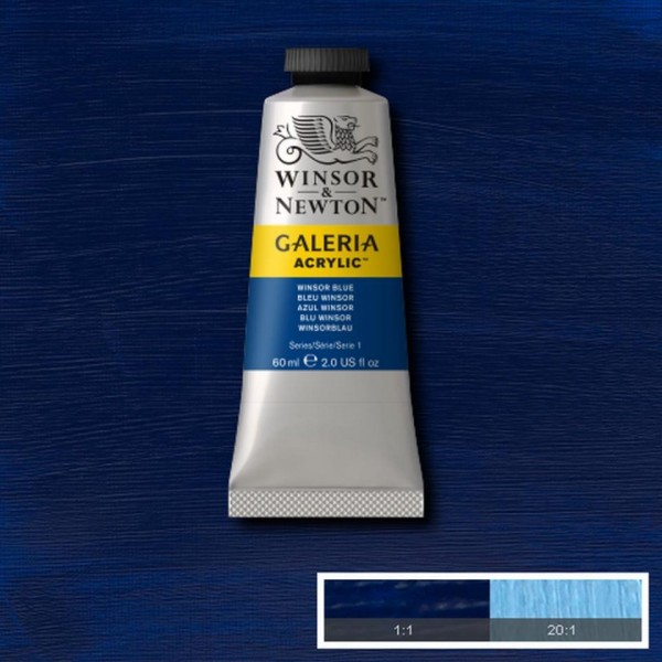 Tubetto Acrilico Galeria 60 ml Blu Winsor 706