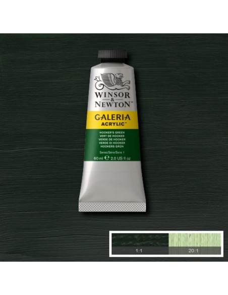 Tubetto Acrilico Galeria 60 ml Verde Hooker 311