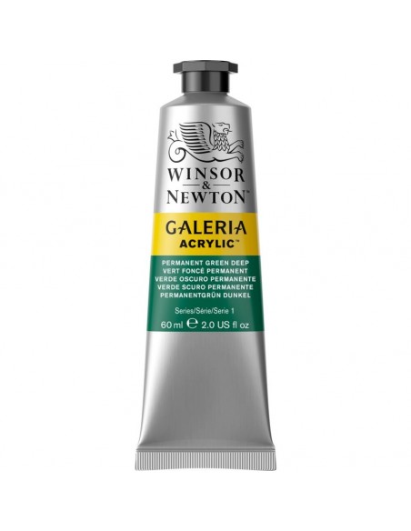 Tubetto Acrilico Galeria 60 ml Verde scuro intenso 482