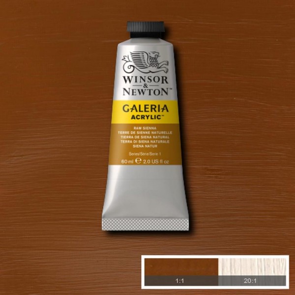 Tuebtto Acrilico Galeria 60 ml Terra di Siena Naturale 552