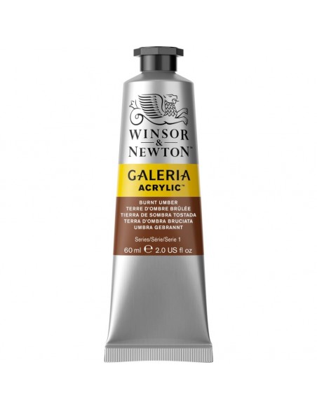 Tubetto Acrilico Galeria 60 ml Terra d'ombra bruciata 76