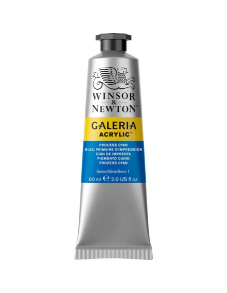 Tubetto Acrilico Galeria 60 ml Pigmento Ciano 535