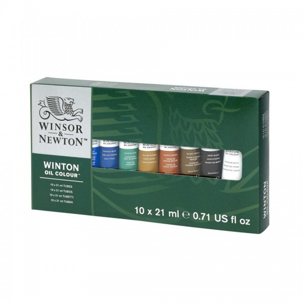 Set 10 tubi olio 21 ml colori assortiti