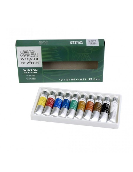 Set 10 tubi olio 21 ml colori assortiti