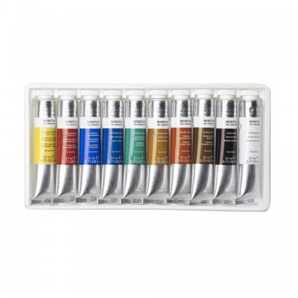 Set 10 tubi olio 21 ml colori assortiti