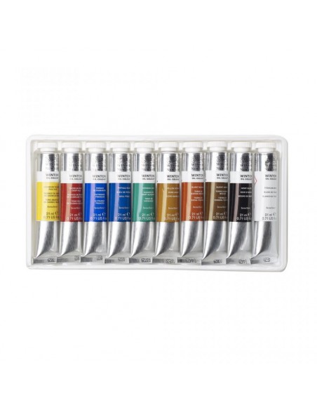 Set 10 tubi olio 21 ml colori assortiti