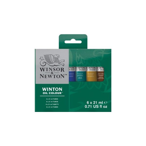 Set 6 tubi olio 21 ml colori assortiti