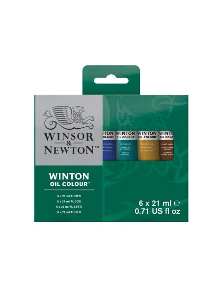 Set 6 tubi olio 21 ml colori assortiti