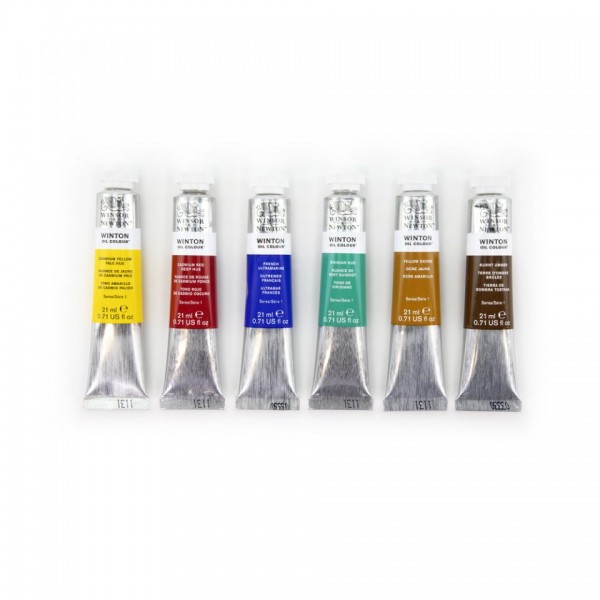 Set 6 tubi olio 21 ml colori assortiti