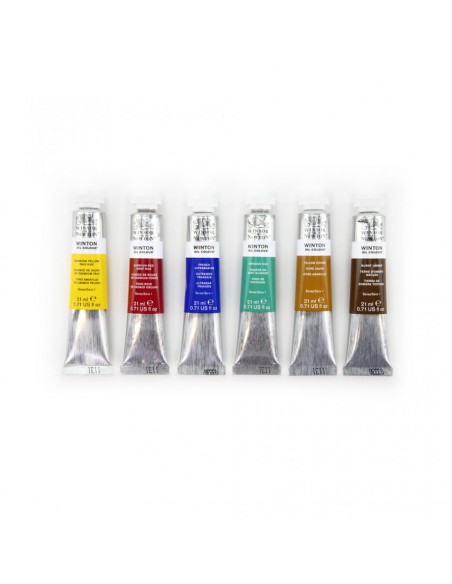 Set 6 tubi olio 21 ml colori assortiti