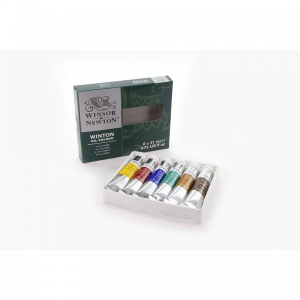 Set 6 tubi olio 21 ml colori assortiti