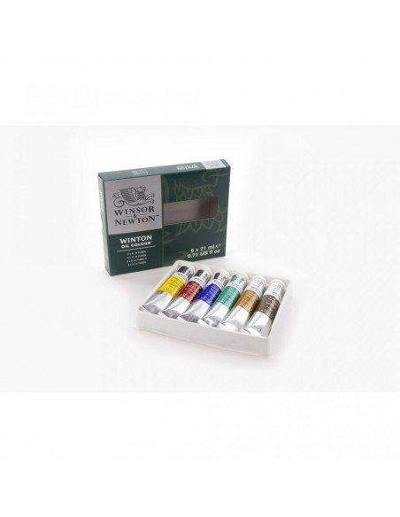 Set 6 tubi olio 21 ml colori assortiti
