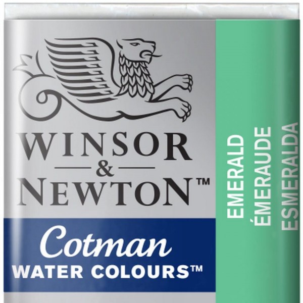Acquarello Cotman 1/2 godet Smeraldo 235