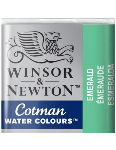Acquarello Cotman 1/2 godet Smeraldo 235
