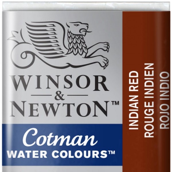 Acquerello Cotman 1/2 godet Rosso Indiano 317
