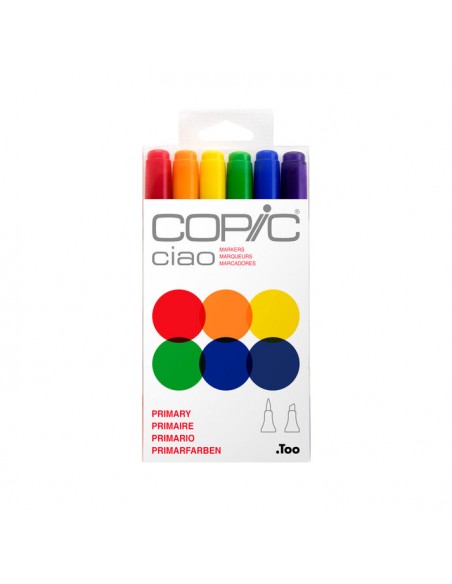 Set Copic Ciao 6 colori primari