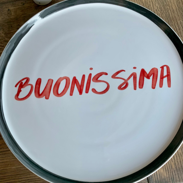 Piatto pizza "buonissima" 31,5 cm - Simple Day